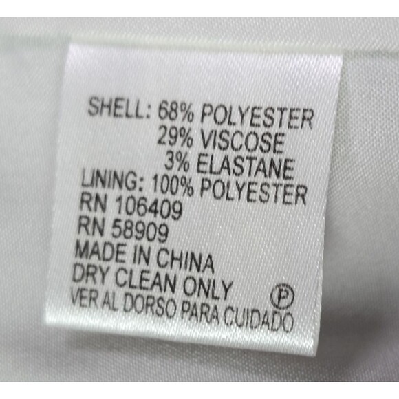 Antonio Melani Light Grey Herringbone Blazer 14 Single Button Career Tailored - Picture 5 of 12